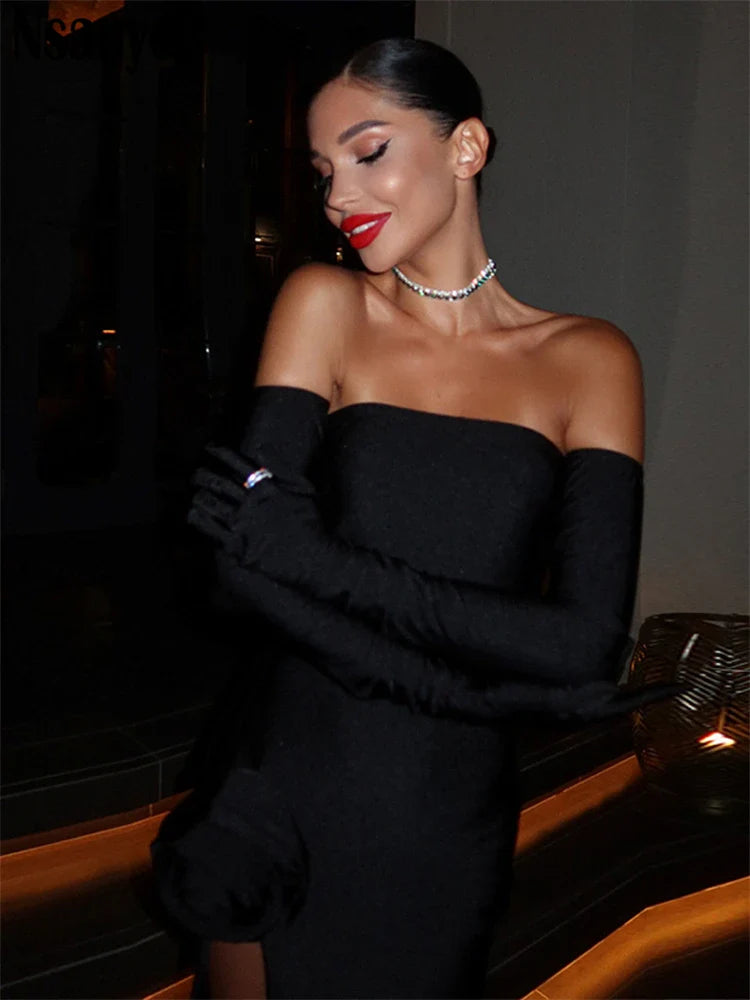 Theodosia | Elegant Dam Långklänning – Hög Slits För Festliga Tillfällen 5