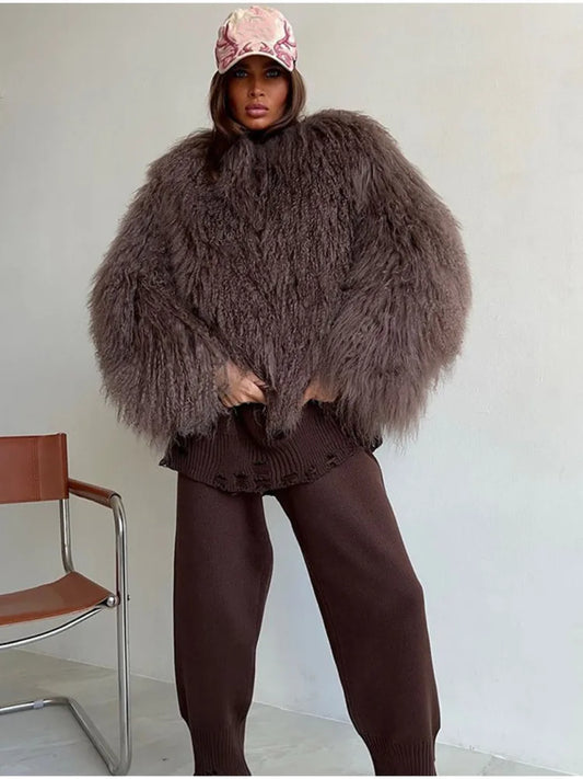 Cassandra | Lyxig Falsk Pälsjacka – För Värme Och Elegans Under Vinterdagar 1