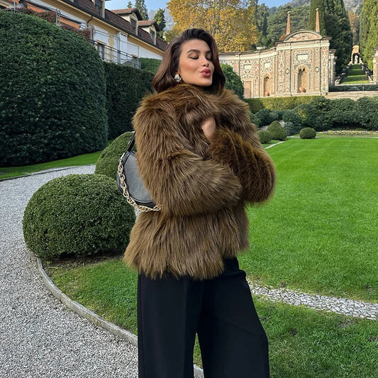 Damaris-Eleanor | Vintage Lyxig Pälsjacka För Tidlös Elegans 1