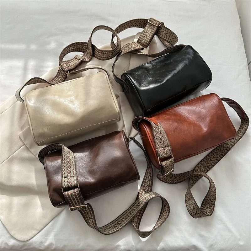 Sanne | Vintage Crossbody Väska – PU-Läder Med Tidlös Elegans och Justerbar Rem 3