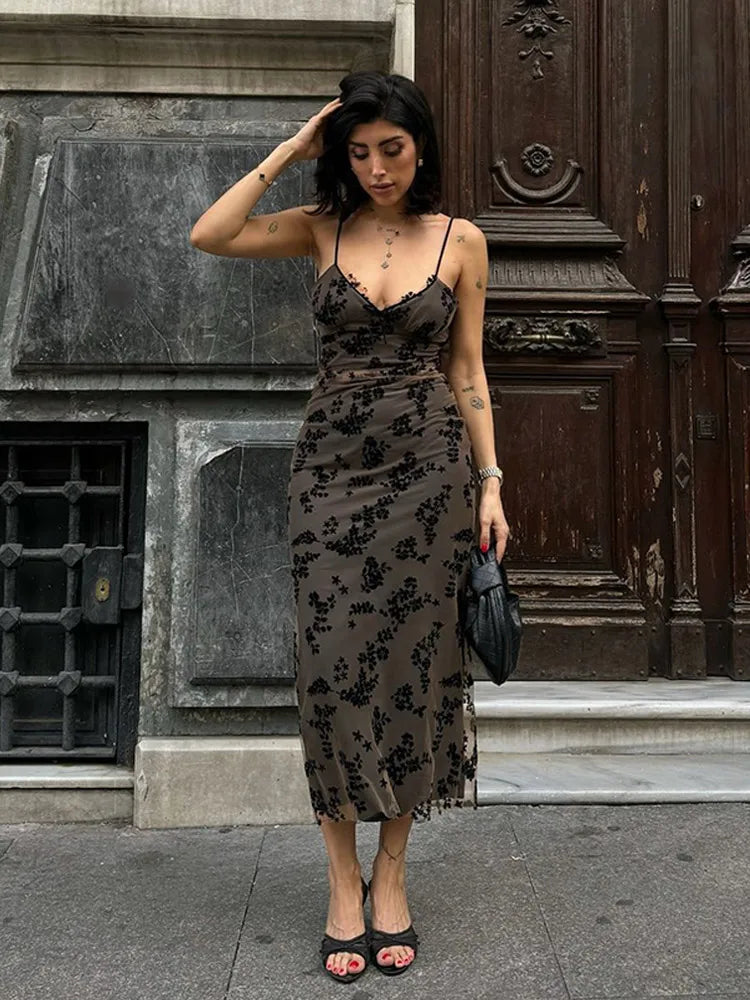 Zelina | Sexig Festklänning Dam – Patchwork Design För Utstickande Stil 2