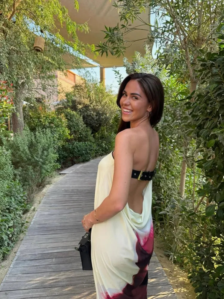 Briana | Dam Blommig Sommarklänning – Off-Shoulder för Eleganta Tillfällen 6