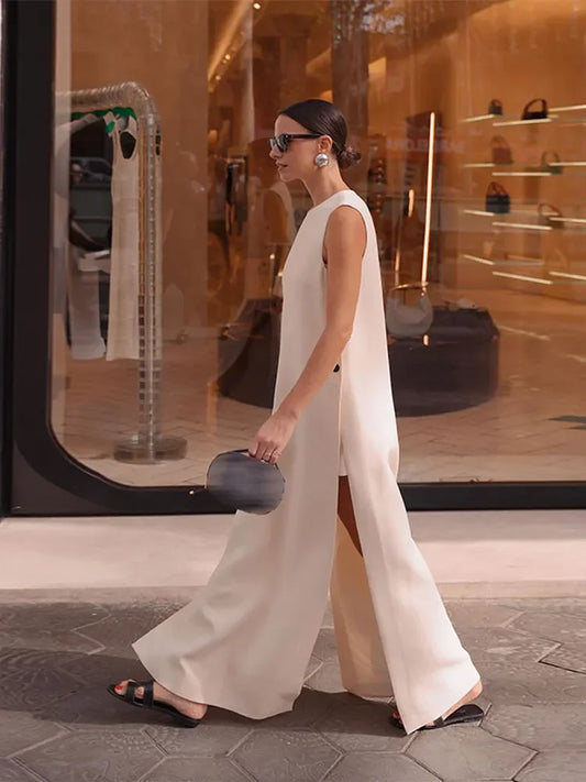 Tivona | Elegant Ärmlös Maxiklänning Dam För Alla Tillfällen 1