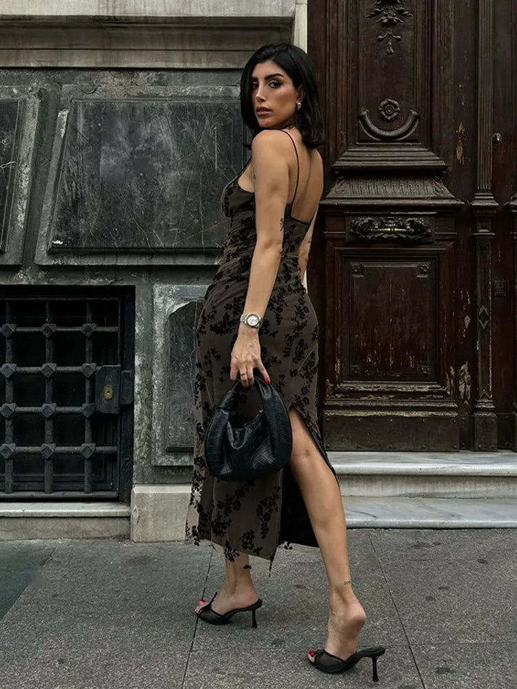 Zelina | Sexig Festklänning Dam – Patchwork Design För Utstickande Stil 4