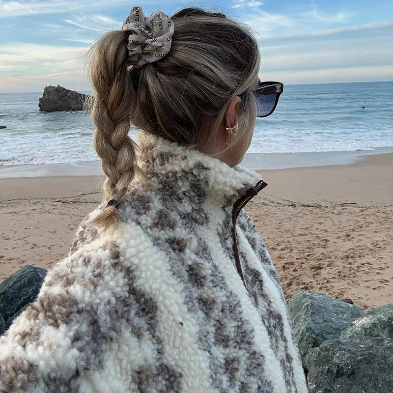 Carmine | Dam Vinterjacka – Mysig Faux Lammblandning För Stil Och Komfort 4