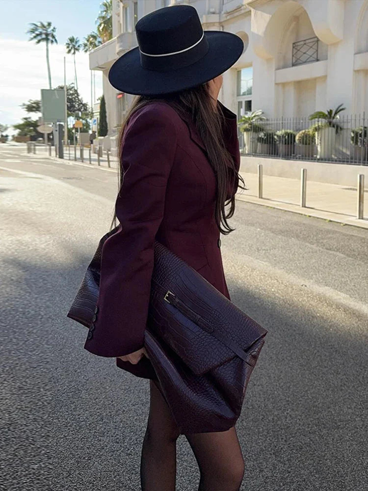 Black Blazer | Women's Blazer – Size M Polyester 3