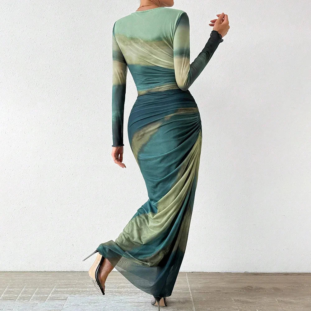 Yanisha | Elegant Maxi-Klänning för Alla Tillfällen med Sofistikerad Design-5