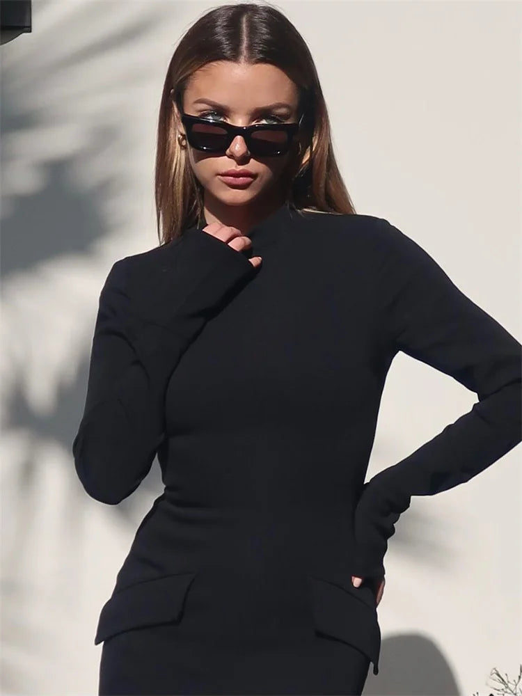 Sofia | Elegant Dam Maxiklänning – Med Fickor och Lång Silhuett 2