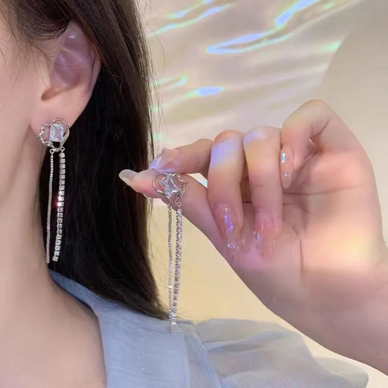 Ulyssia | Glänsande Zirkon Halsband Dam – Dubbelskikt för Elegant Stil 13