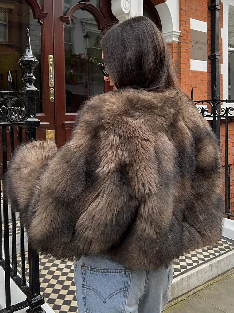 Delphina | Lyxig Faux Pälsjacka – Elegant Design För Kalla Dagar 2