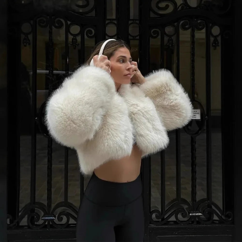 Dorothy | Färgpäls Med Stativkrage – Stilfull Vinterkomfort 7