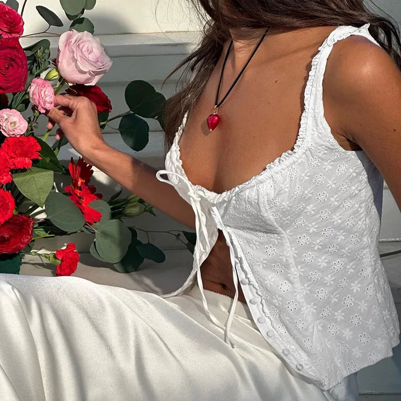 Sonya | Chic Ärmlös Blus – Lätt Och Andningsbart Tyg För Sommarens Eleganta Dagar 5