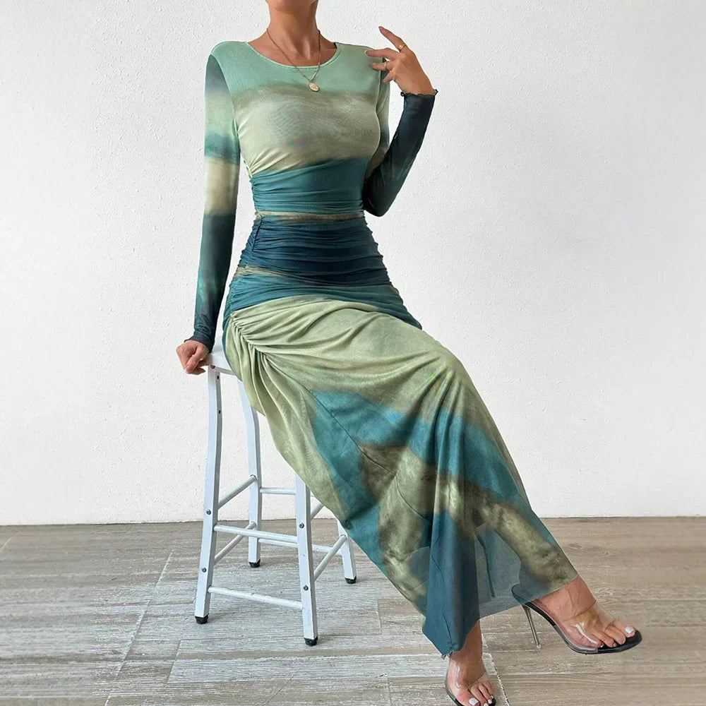 Yanisha | Elegant Maxi-Klänning för Alla Tillfällen med Sofistikerad Design-4