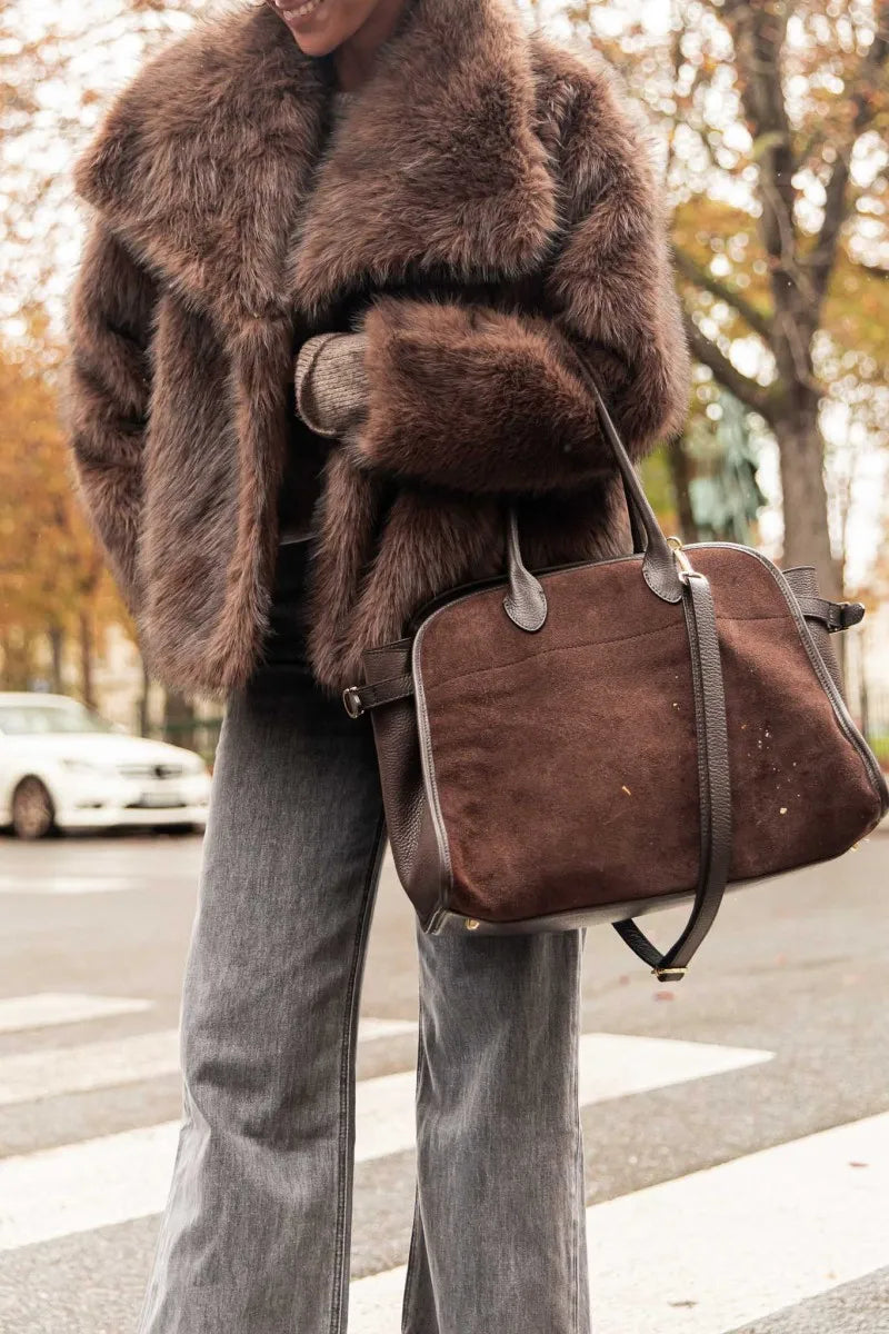 Alphaba | Tjock Vinterjacka Dam – Faux Päls För Stil Och Komfort 3