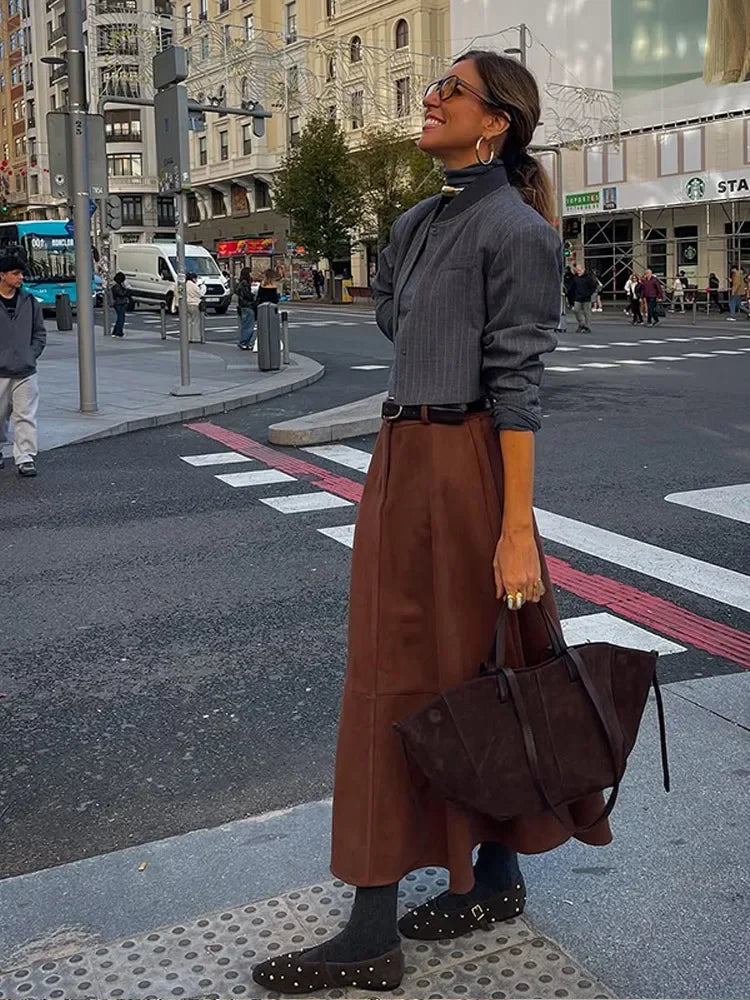 Blazer | Women's Striped Blazer – Size M Polyester 2