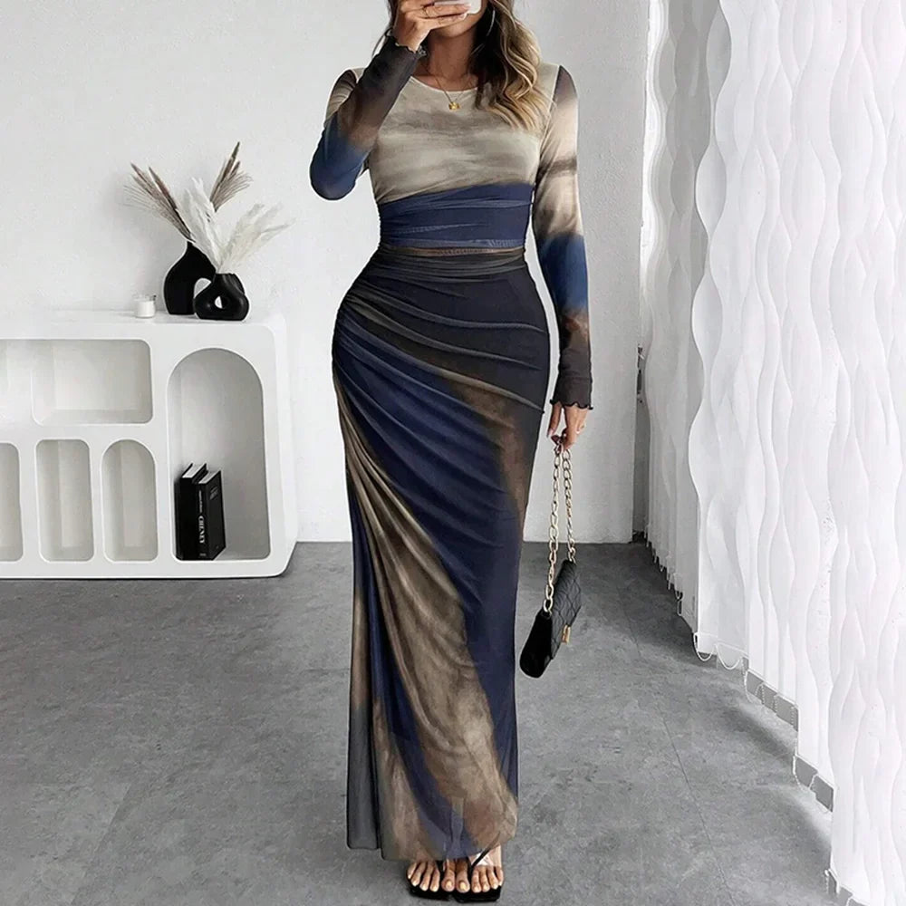 Yanisha | Elegant Maxi-Klänning för Alla Tillfällen med Sofistikerad Design-2