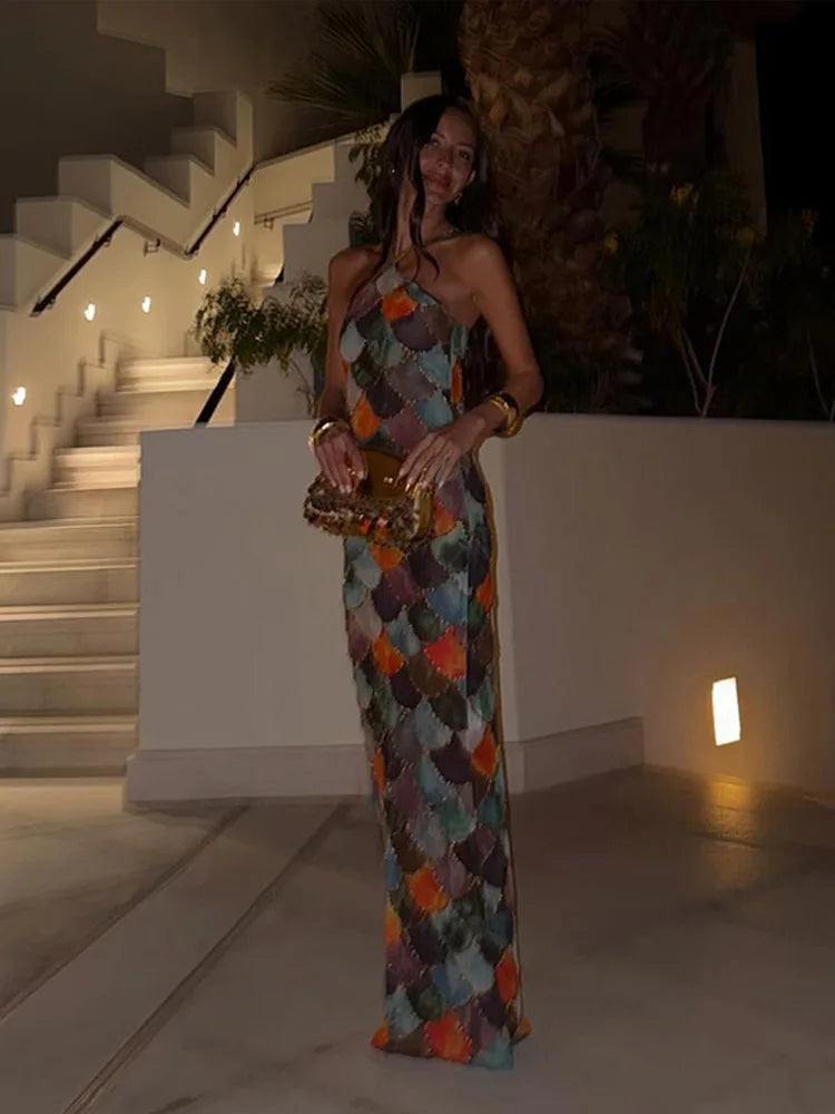 Tamira | Elegant Off-Shoulder Sjöjungfrufärgad Klänning – För Speciella Tillfällen 3