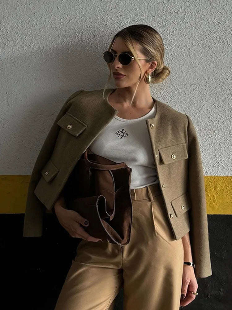 Emberly | Elegant Herr Ullrock Med O-Hals För Stil Och Komfort 1