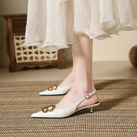 Beane | Chic Metallklädda Klackar – För Eleganta Tillfällen 1