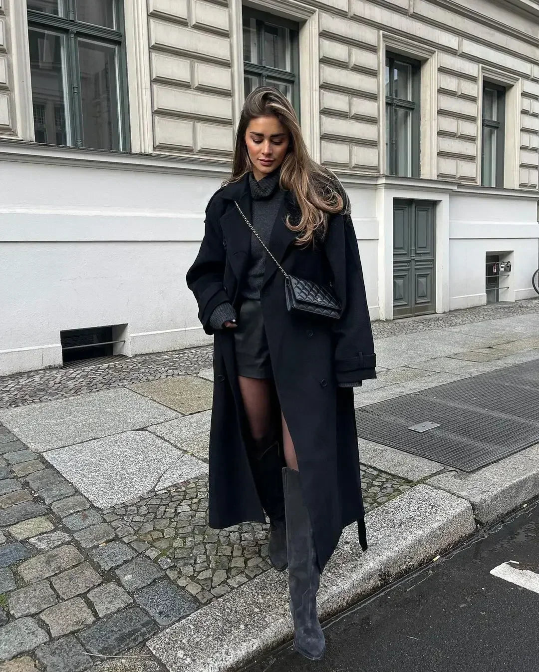 Anastasia | Elegant Överdimensionerad Dubbelknappskappa – För Stil Och Komfort 3