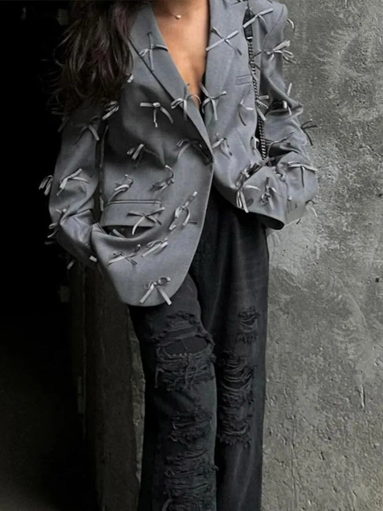 Zandra | Elegant Blazer Coat – Lekfull Bågdetalj För Alla Tillfällen 3