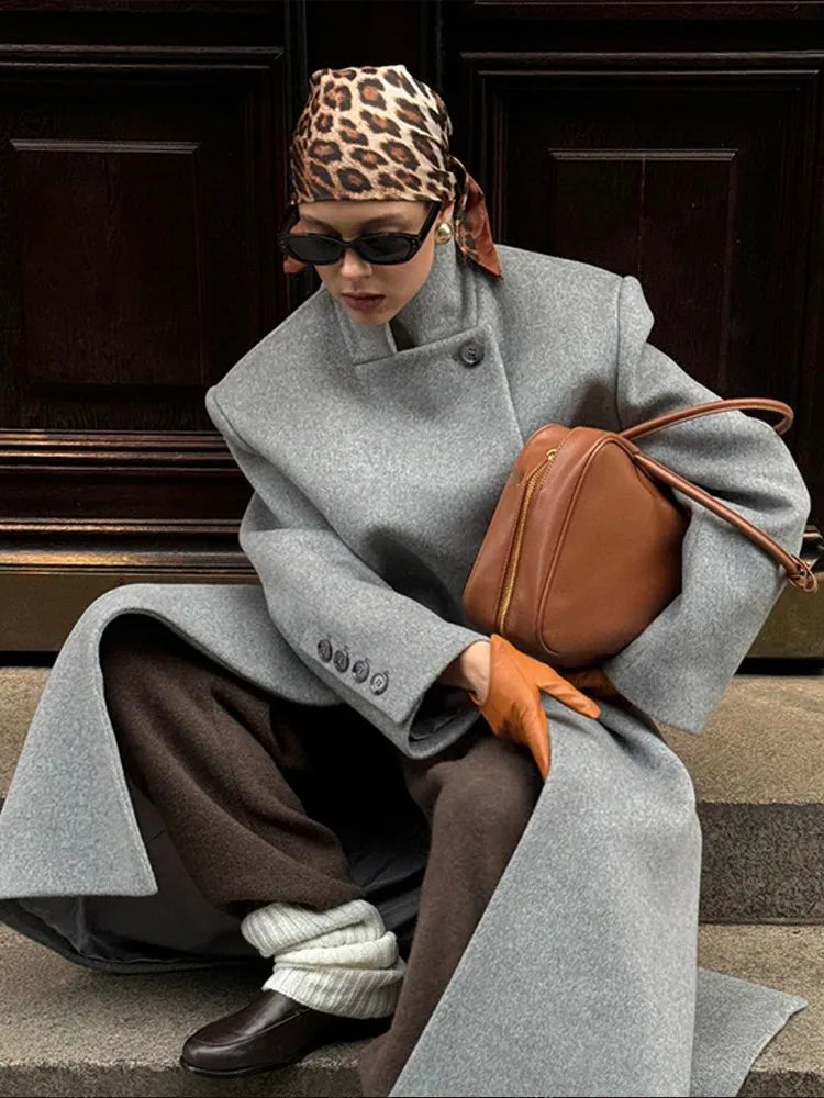 Ariana | Chic Ull Överrock – Beskurna Fickor För Eleganta Kyliga Dagar 4