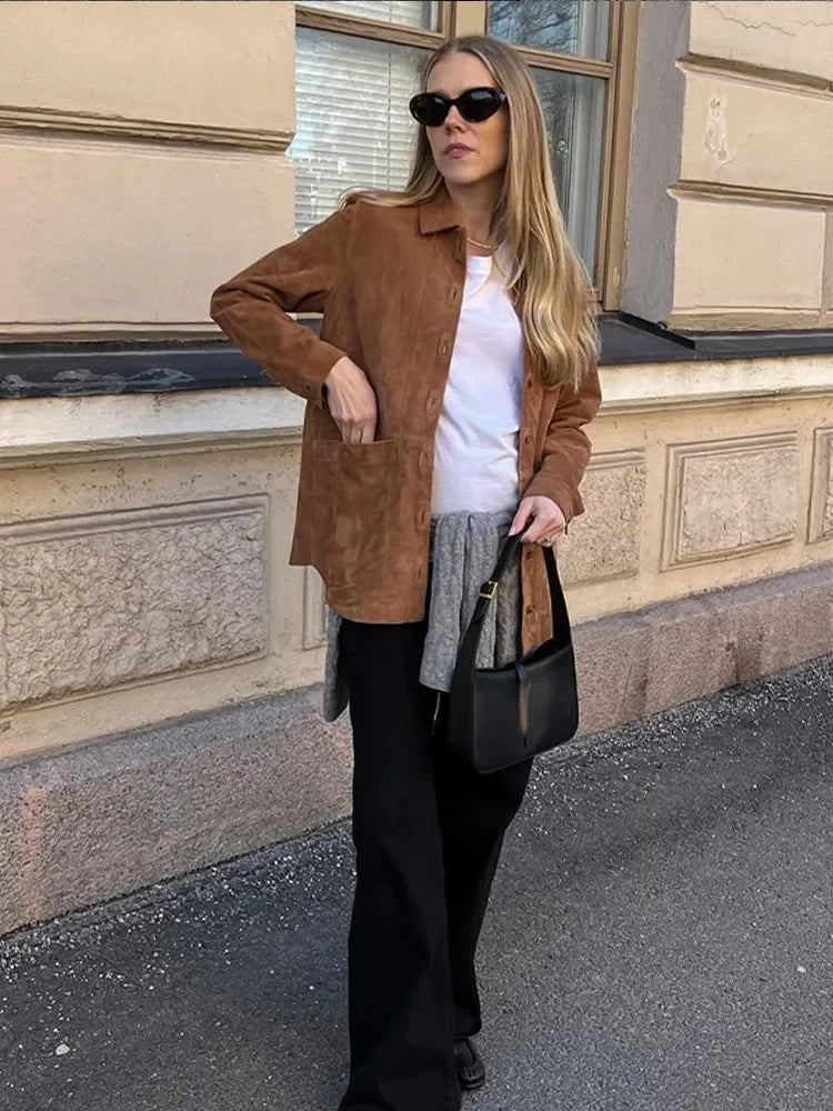 Urielle | Lyxig Mockaskjorta – För En Avslappnad Stil och Elegant Look 5