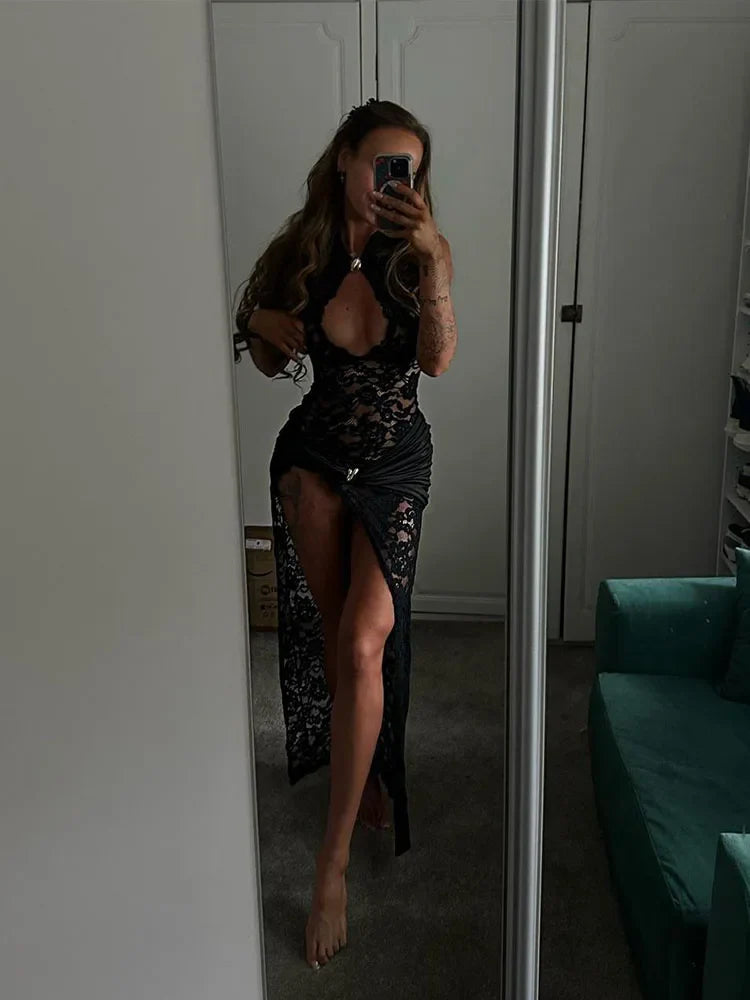 Norelle | Elegant Damklänning – Spetshölje För Festliga Tillfällen 7