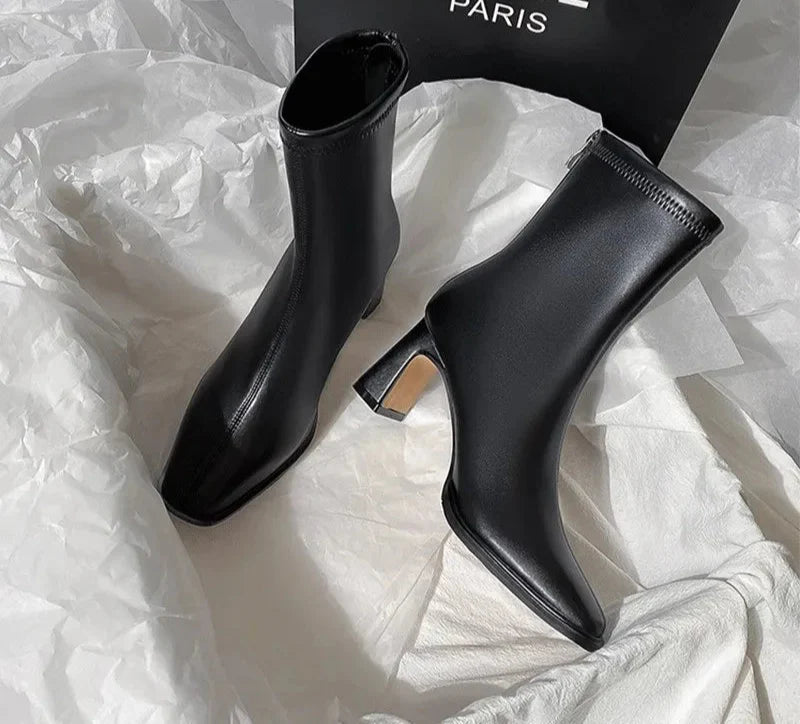 Coraline | Eleganta Fotledskor – Läder Fyrkantig Tå För Stil Och Komfort 2