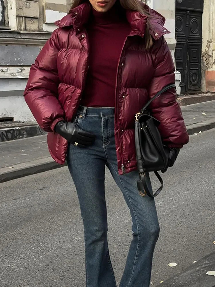 Catherine | Dam Lång Vinterjacka – Mjuk Bomull För Ultimat Värme och Stil 3