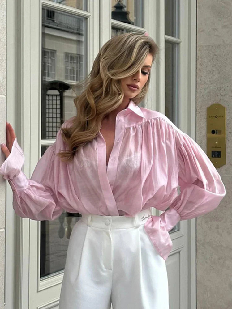 Stella | Elegant Vit Blus – Perfekt För Höst Och Vinter 2