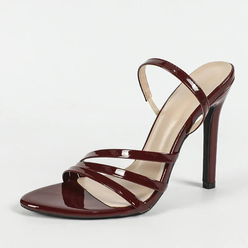 Bellamy | Eleganta Dam Sandaler – Bekväm Slip-On Design Med Klackar 6