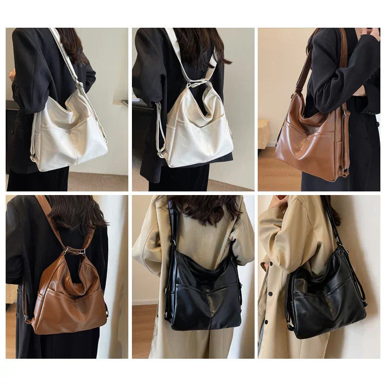 Karen | Konvertibel Axelväska Dam – Veganskt Läder med Justerbara Remmar 12