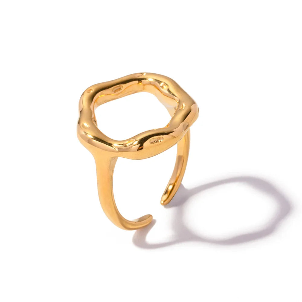 Briella | Elegant Lavablomma Öppen Ring – Unik Design och Justerbar Passform 7