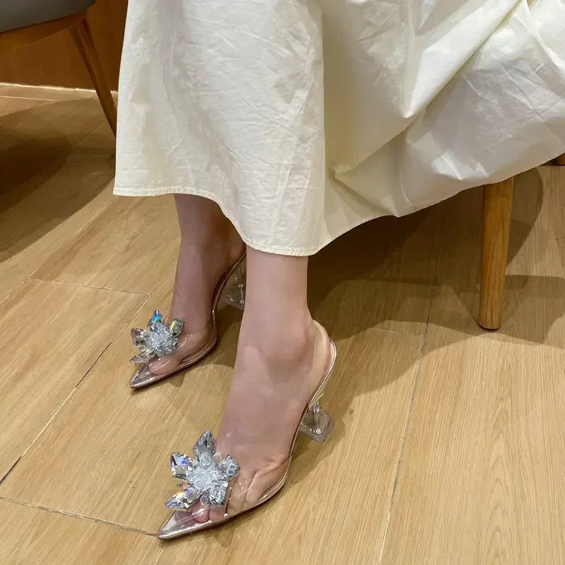 Clara | Eleganta Höga Klackar – Kristalldesign För En Glamourös Look 1
