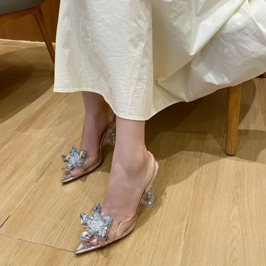 Clara | Eleganta Höga Klackar – Kristalldesign För En Glamourös Look 1