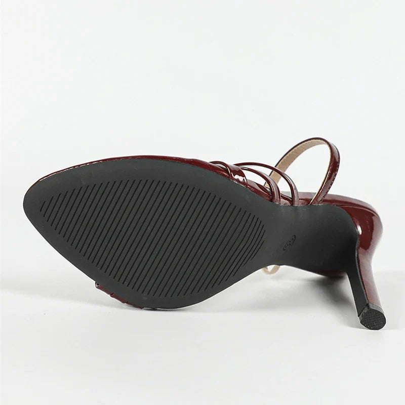 Bellamy | Eleganta Dam Sandaler – Bekväm Slip-On Design Med Klackar 5