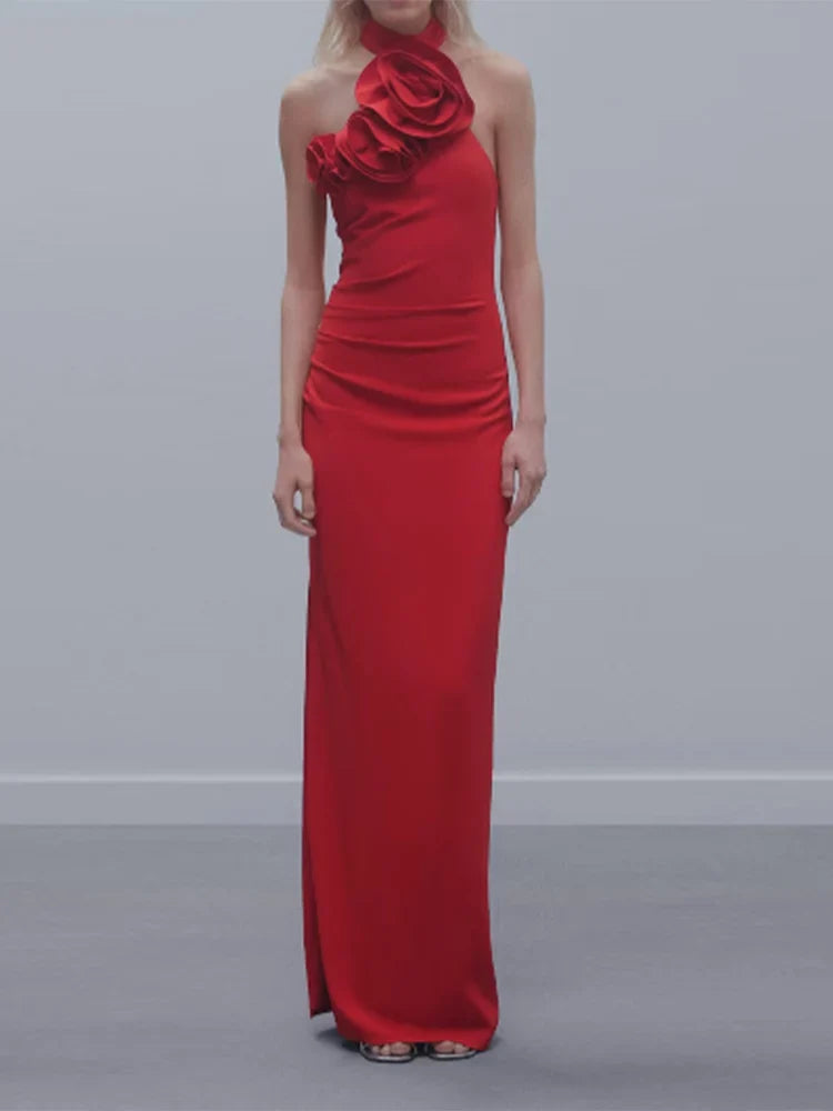 Xya | Elegant Sommarklänning Dam – Blommig Design Kroppsnära Silhuett 6