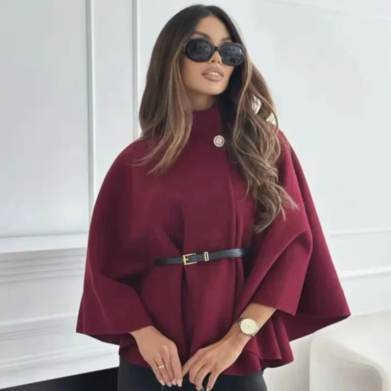 Zoey | Trendig Beskuren Kappjacka – Modern Silhuett För Vardags- Och Festbruk 8