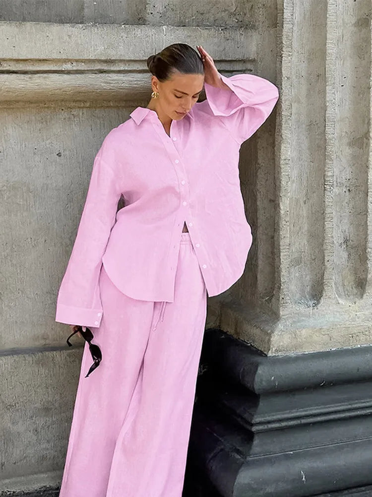 Darina | Trendig Skjorta Och Byxuppsättning – Casual Komfort 6