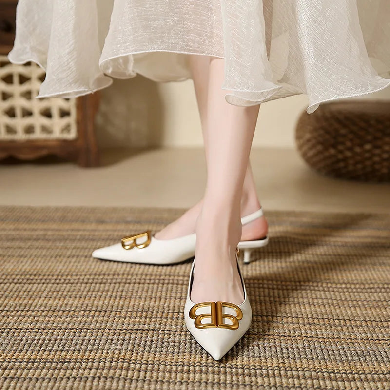 Beane | Chic Metallklädda Klackar – För Eleganta Tillfällen 2