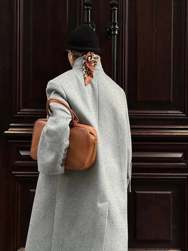 Ariana | Chic Ull Överrock – Beskurna Fickor För Eleganta Kyliga Dagar 5