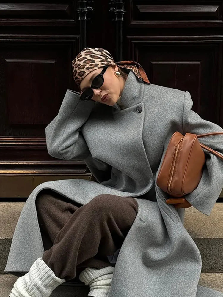 Ariana | Chic Ull Överrock – Beskurna Fickor För Eleganta Kyliga Dagar 2