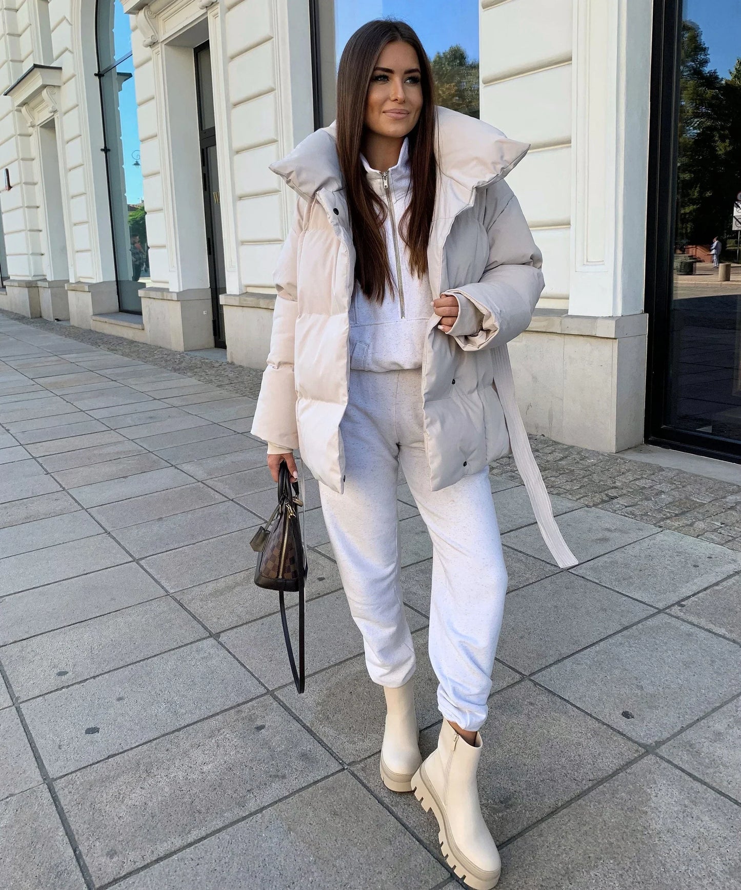 Veronica | Elegant Lång Vinterjacka Dam För Komfort Och Stil 6