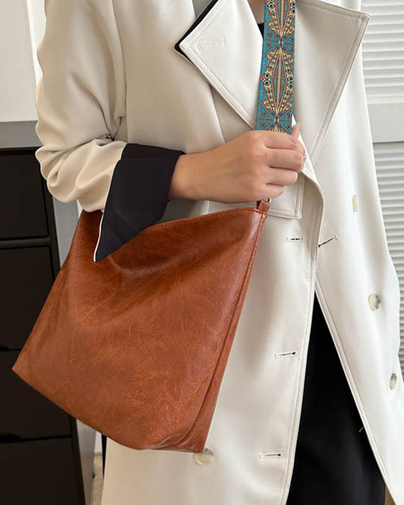 Lotte | Dam Retro Axelväska – Tidlös Elegans och Rymlig Funktionalitet 3