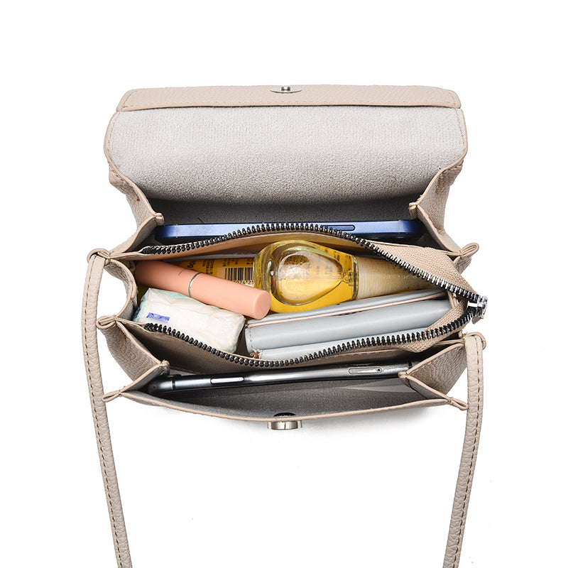 Alida | Elegant Handväska Dam – Handgjort Läder med Rymliga Fack 15