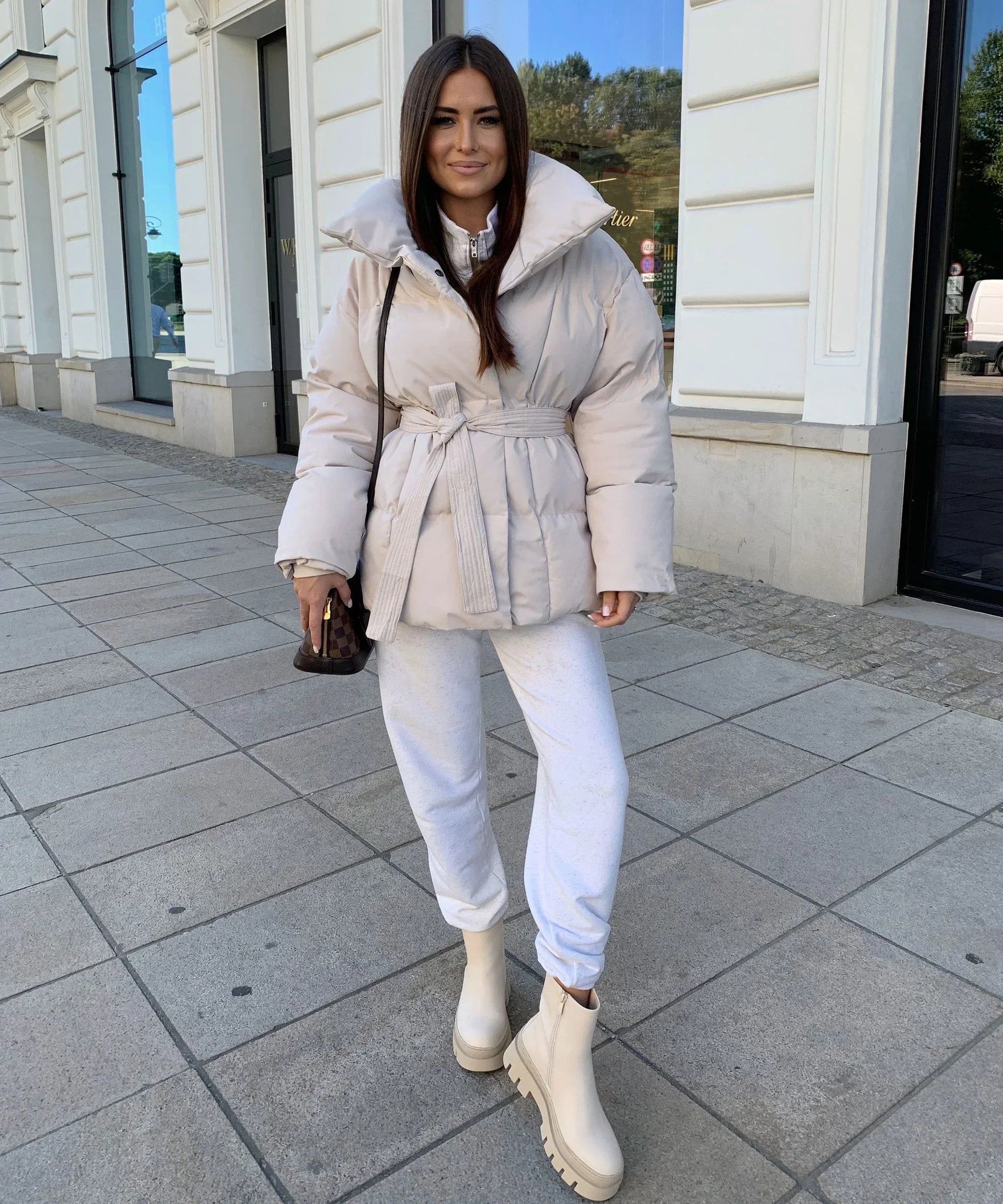 Veronica | Elegant Lång Vinterjacka Dam För Komfort Och Stil 3