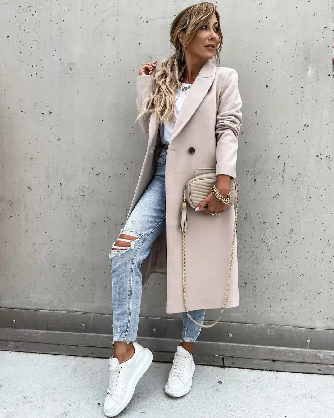 Virginia | Elegant Kappa Med Skräddarsydd Passform För Kalla Månader 7