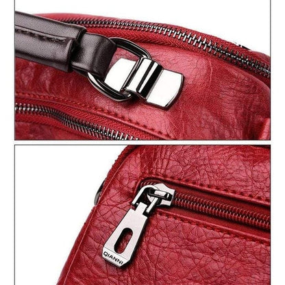Anneliese | Elegant Crossbody Väska – Vegansk Läder Med Flera Fickor 14