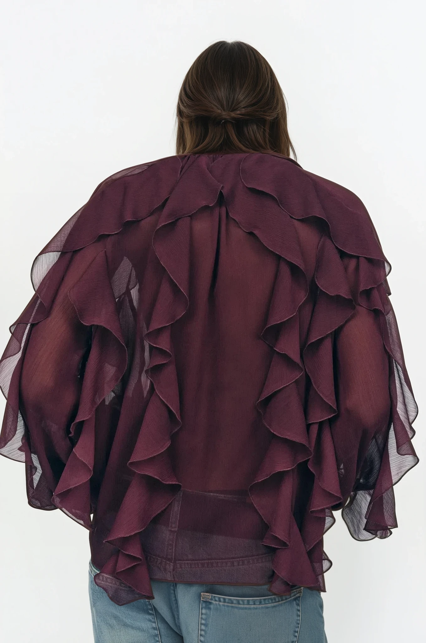 Freja | Elegant Sommar Blus – Ruffles För Komfort Och Stil 3